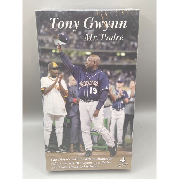 Tony Gwynn Mr. Padre VHS 2001 San Diego Padres Hall of Fame Tribute New & Sealed - Picture 1 of 6